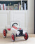 Ride-On CLASSIC PEDAL CAR White