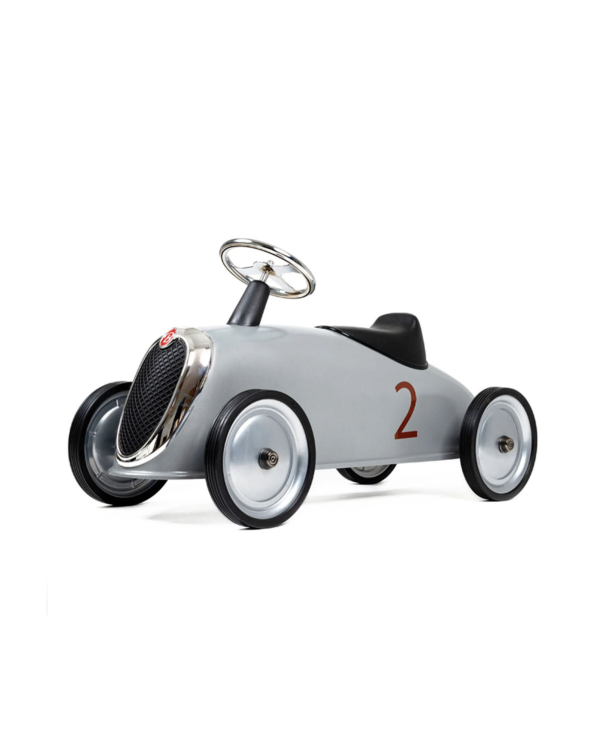 Baghera Ride-On RIDER Silver Grey with FREE Trailer
