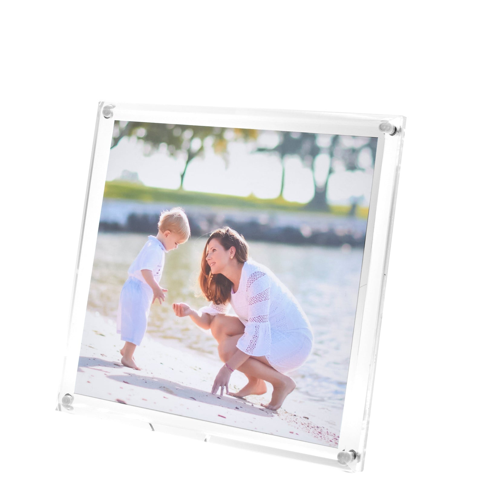 Tara Wilson Designs Frame BEVELED 8" x 8" for Photo Size 6" x 6"