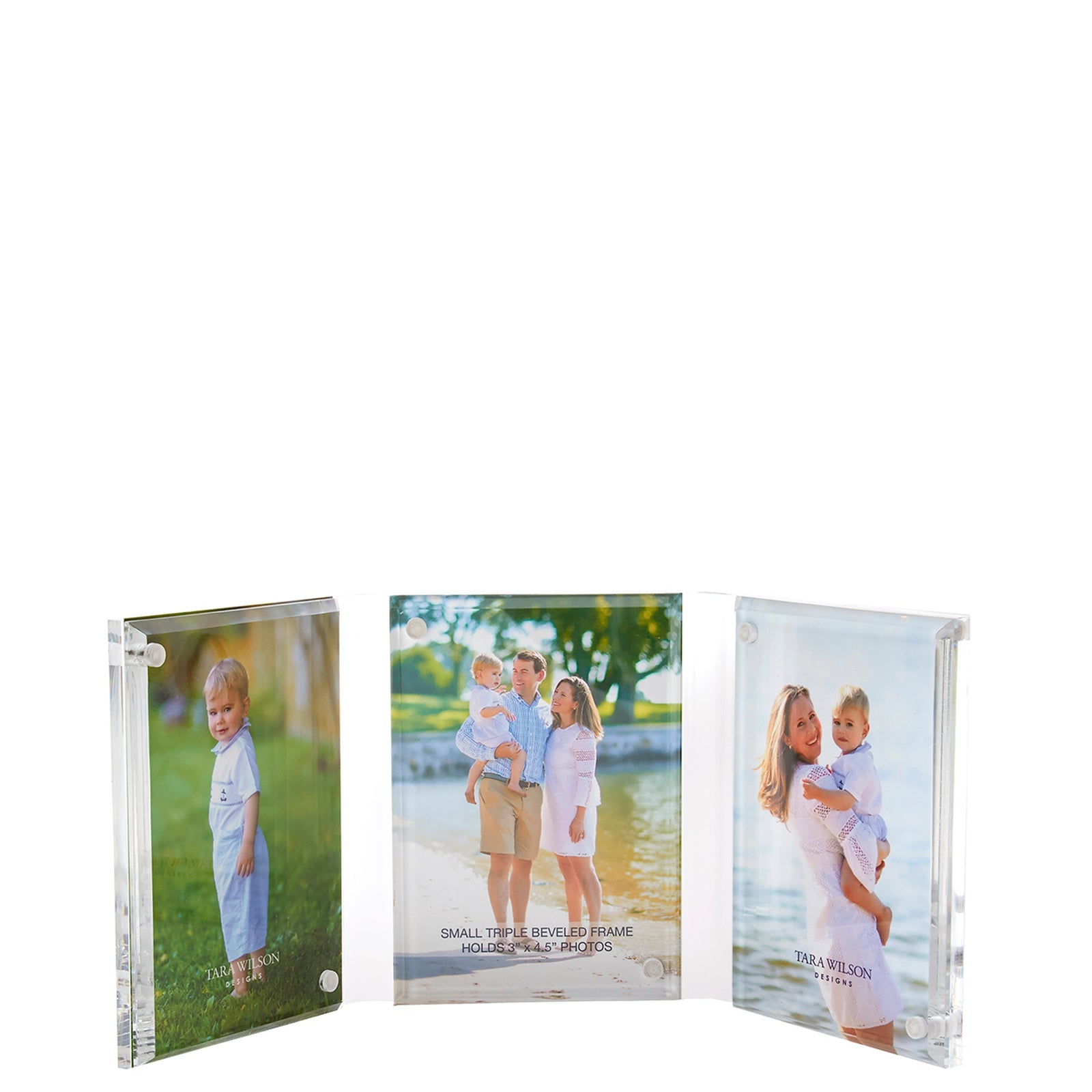Tara Wilson Designs Frame TRIPLE BEVELED Small for Photo Size 3.5" x 5"