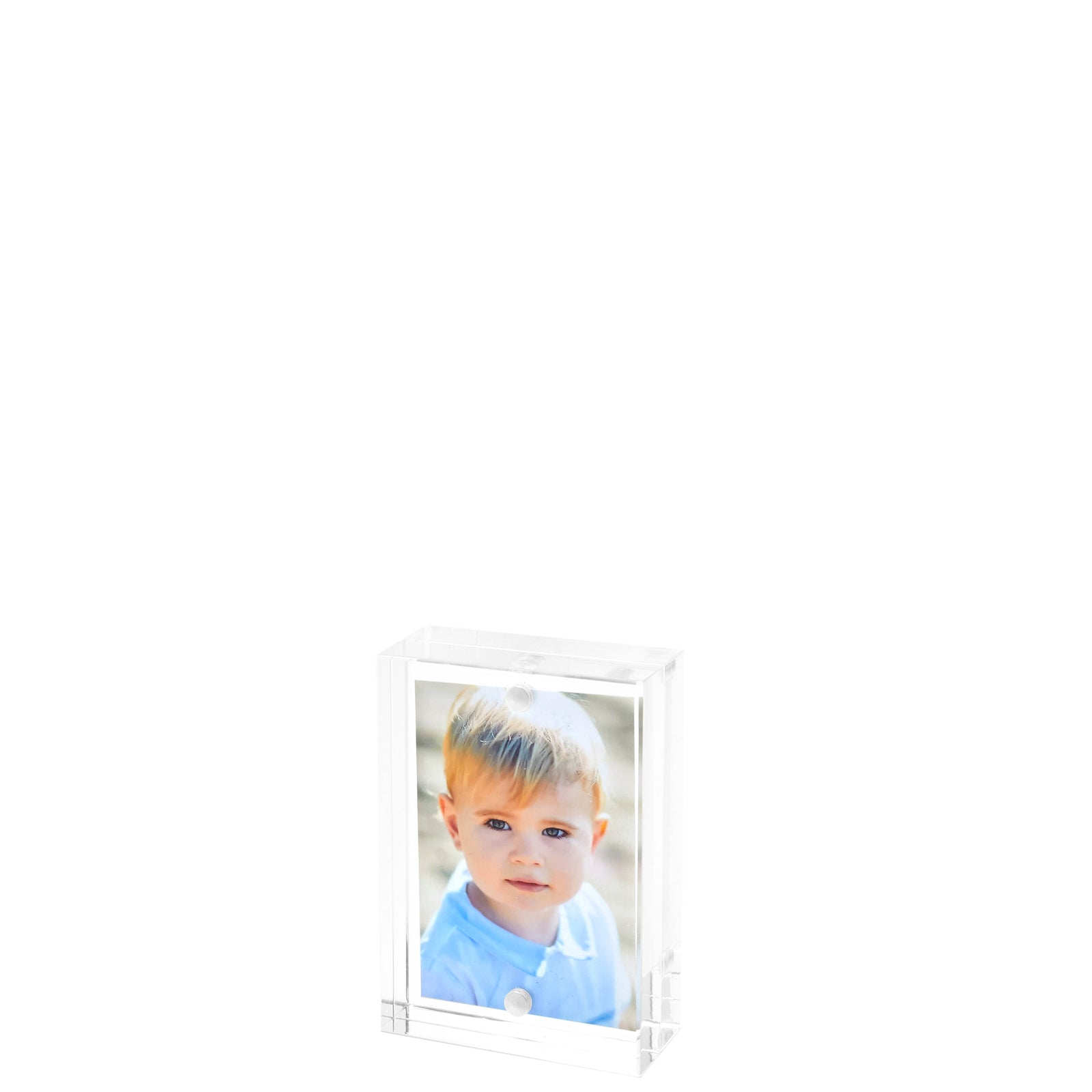 Tara Wilson Designs Frame THICK BLOCK DOUBLE SIDED 2.5" x 3.5" for photo sized 2" x 3"