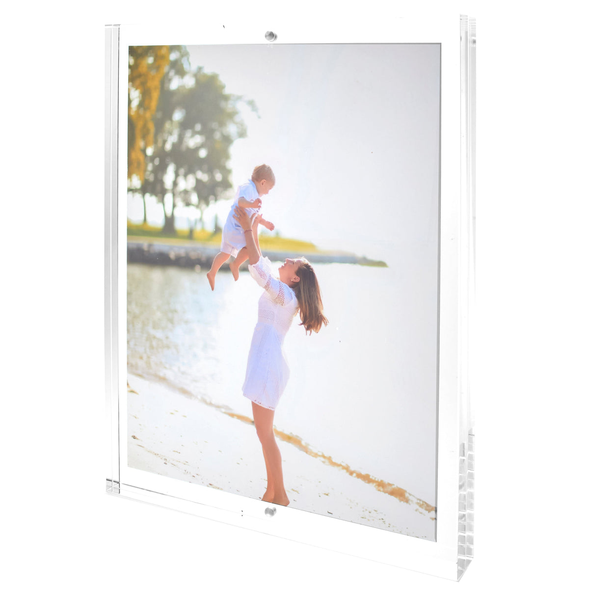 Tara Wilson Designs Frame THICK BLOCK DOUBLE SIDED 9" x 11" for Photo Size 9" x 11" or 8" x 11"