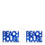 Tara Wilson Designs Bookends Mirror Blue BEACH HOUSE 7.5" h