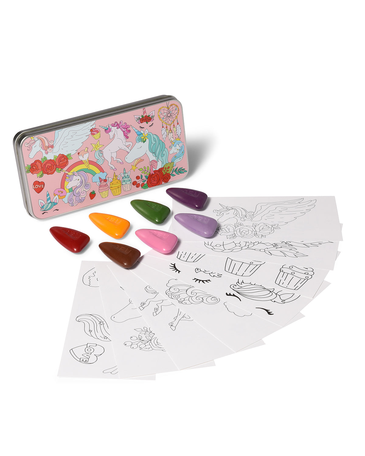 Coloring Kit - 3 units in set - UNICORN Large