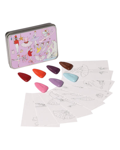 COLOR JEUColoring Kit Set SAFARI + OCEAN + BALLERINA + UNICORN Small