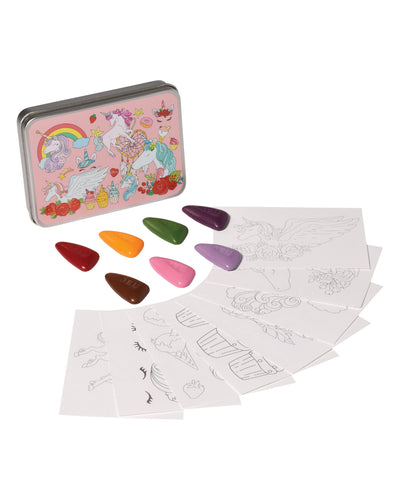 COLOR JEUColoring Kit Set SAFARI + OCEAN + BALLERINA + UNICORN Small