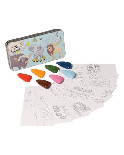 COLOR JEUColoring Kit Set SAFARI + OCEAN + UNICORN Large