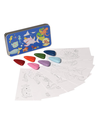 COLOR JEUColoring Kit Set SAFARI + OCEAN + UNICORN Large