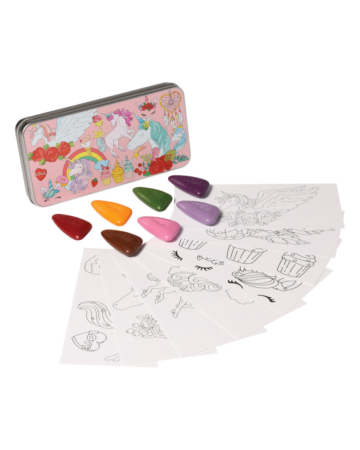 Color Jeu Safari, Ocean, Planet & Unicorn Coloring Kit