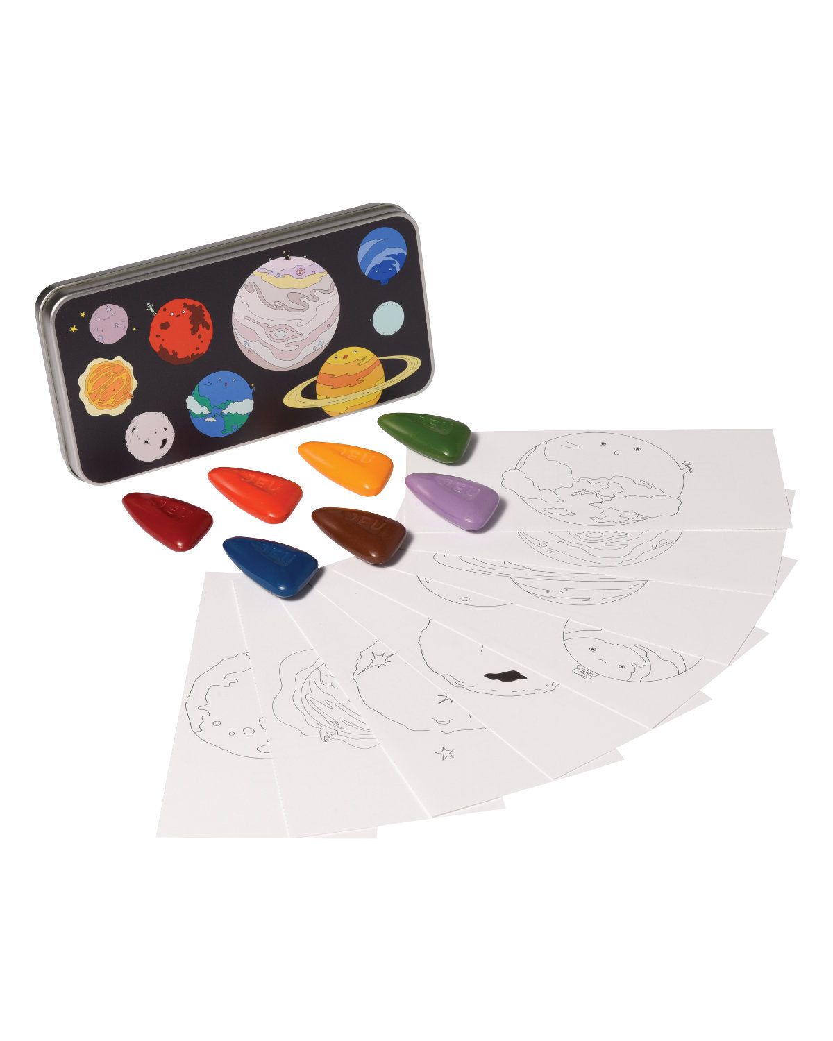COLOR JEUColoring Kit Set SOLAR SYSTEM + BALLERINA + UNICORNS Large