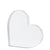 Shelf Decor Stand Alone HEART Clear 4 inches length