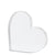 Shelf Decor Stand Alone HEART Clear 4 inches length