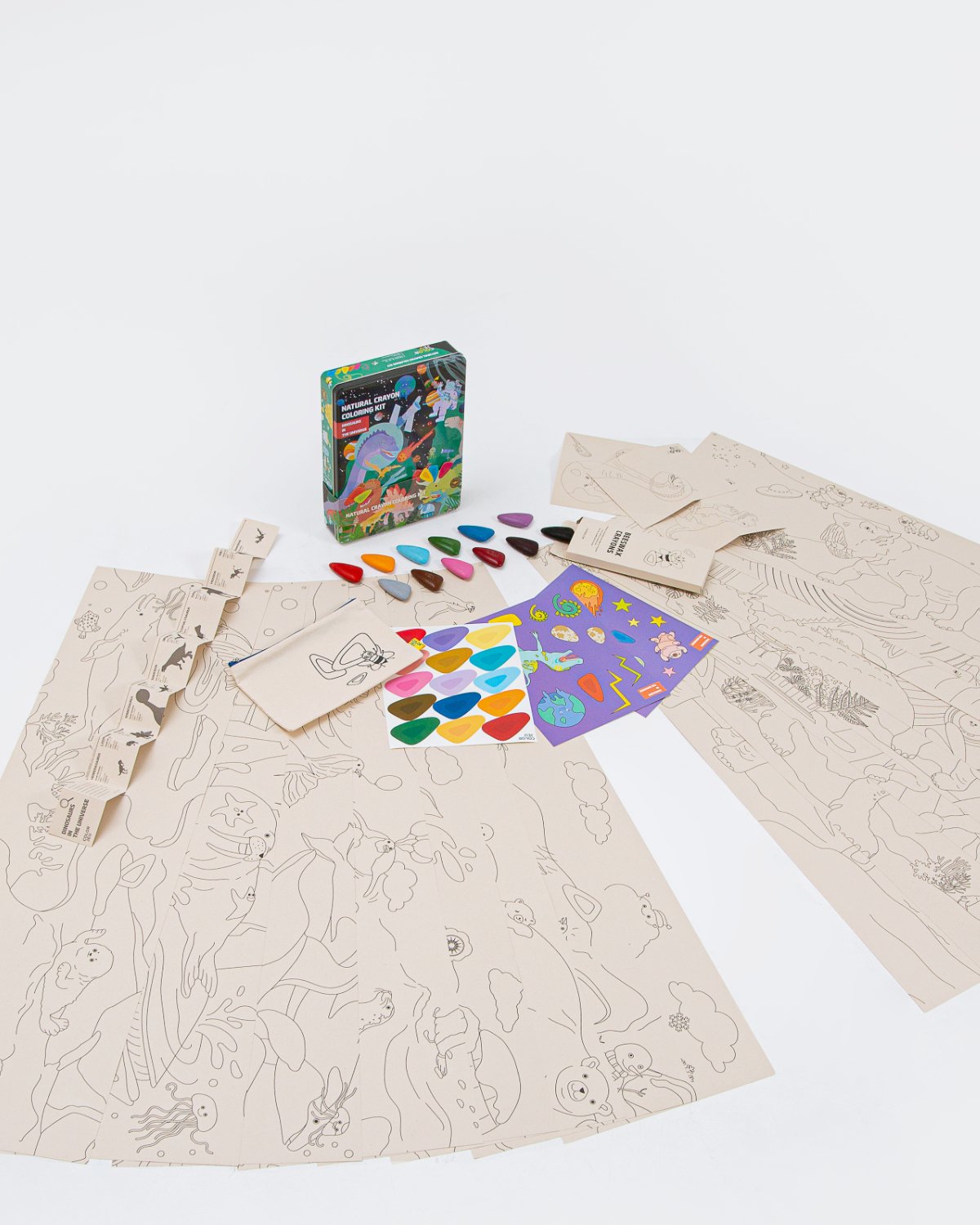 COLOR JEUColoring Kit PARTY SET Dinosaurs in the Universe