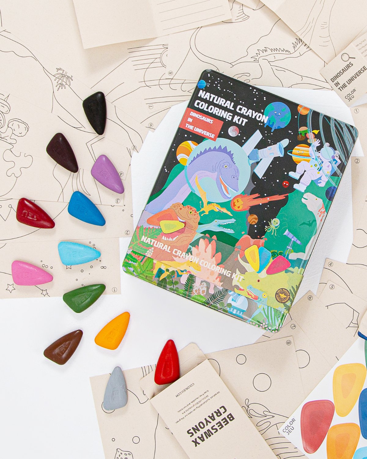 COLOR JEUColoring Kit PARTY SET Dinosaurs in the Universe