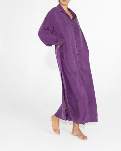 niLuu Women's Slip Dress CALYPSO MAXI PURPLE