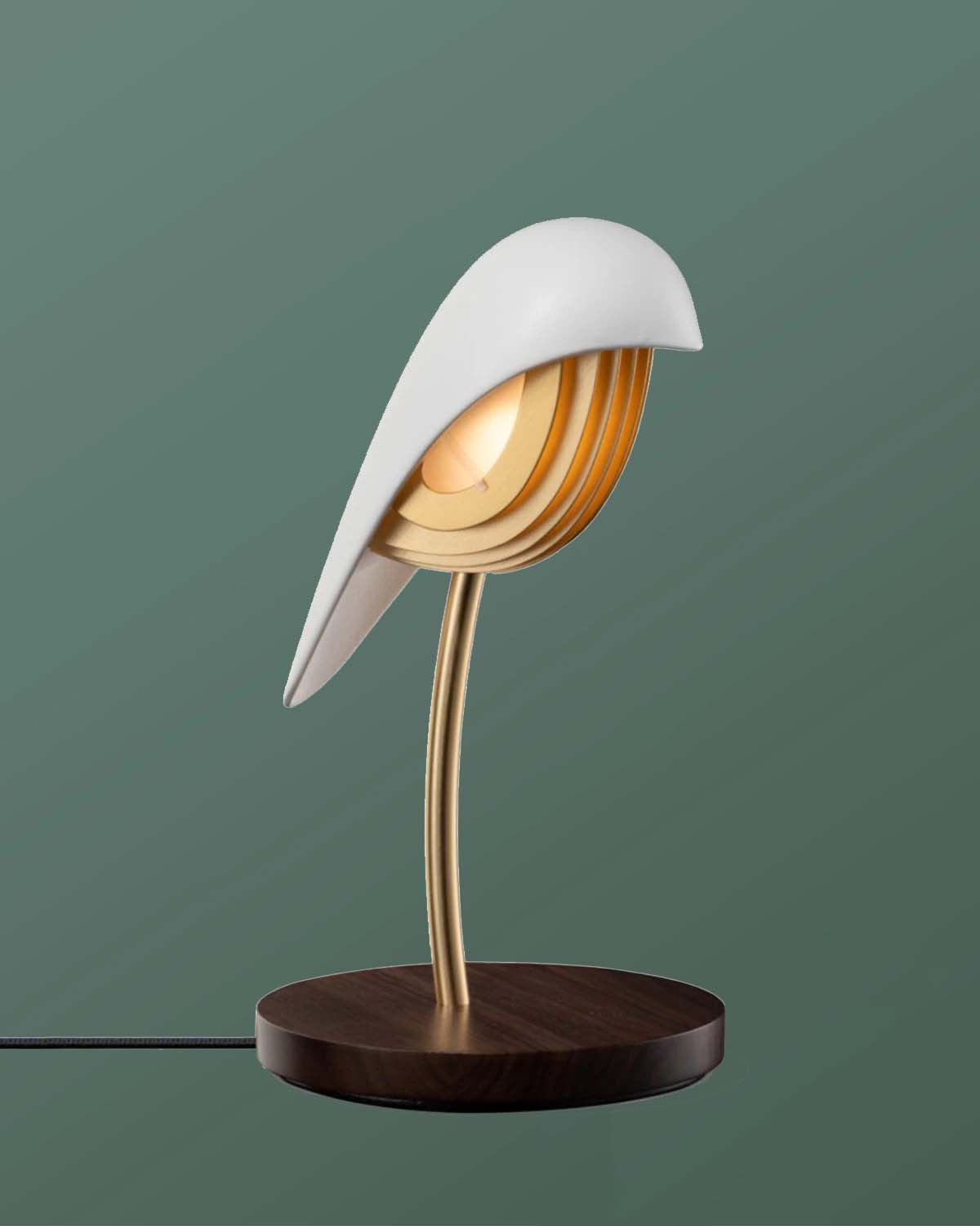 Daqi Desk Lamp BIRD Ivory White