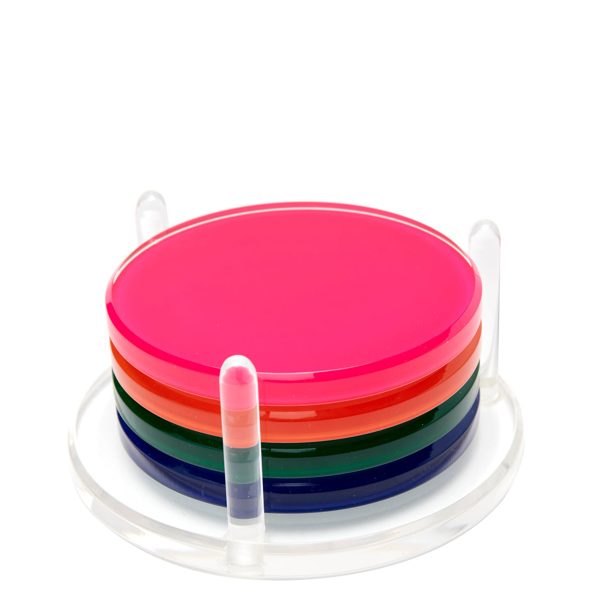 Drink COASTERS MULTI COLOR 4.25 inches by 4.25 inches