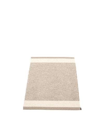 Pappelina Rug EDIT Mud/Vanilla/Linen Metallic 2.25 x 2.75 ft.