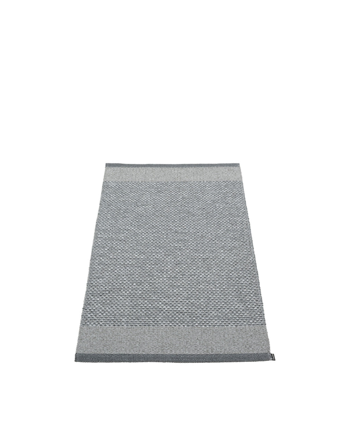 Pappelina Rug EDIT Granit/Grey/Grey Metallic 2.25 x 4 ft.