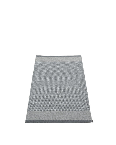 Pappelina Rug EDIT Granit/Grey/Grey Metallic 2.25 x 4 ft.