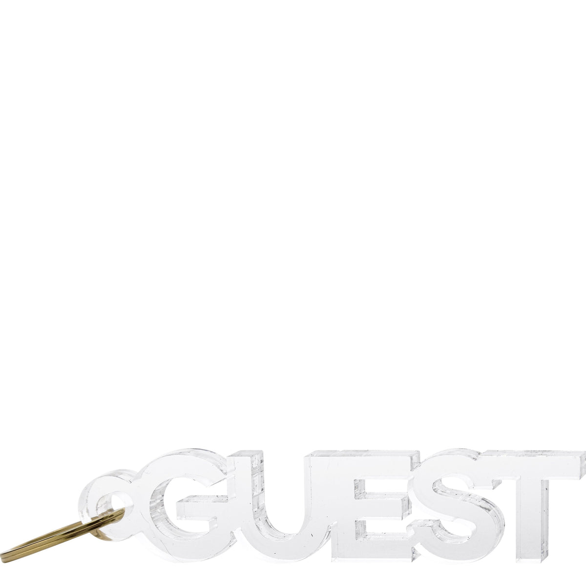 Tara Wilson Designs Keychain GUEST 1" h