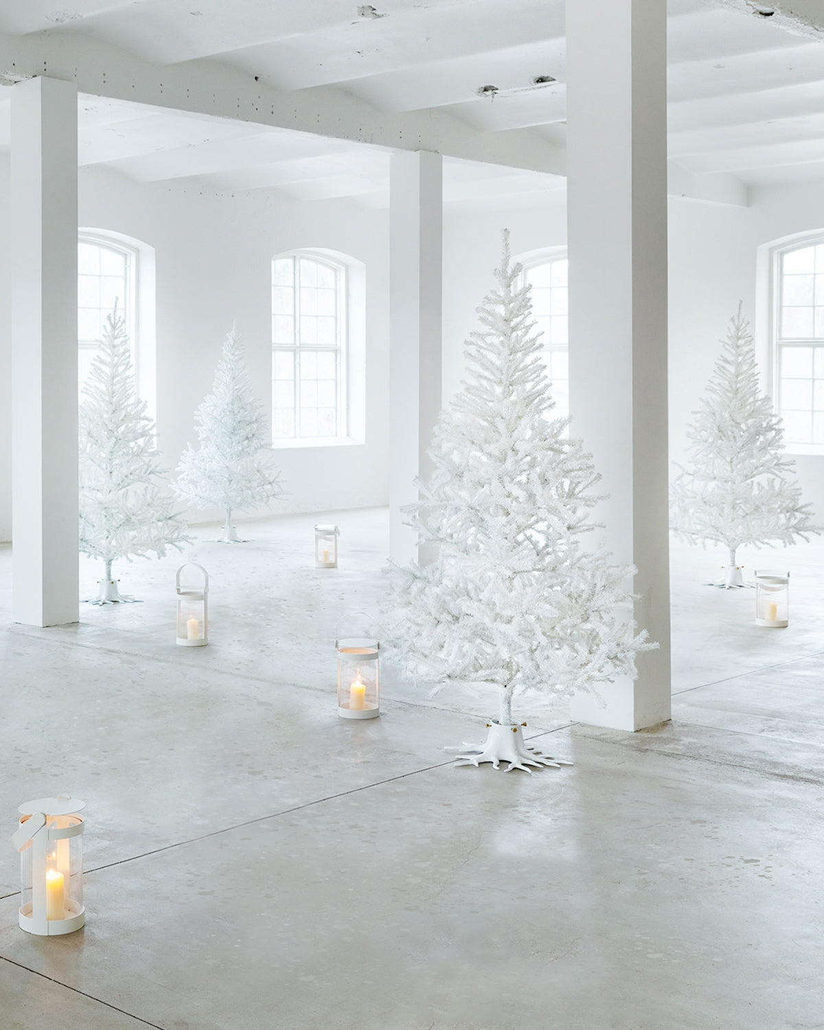 Christmas Tree Stand ROOT White Matte