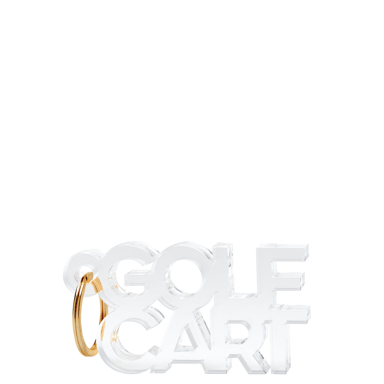 Tara Wilson Designs Keychain GOLF CART 1.5" h