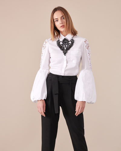 Women's Shirt LAORA White Size 40