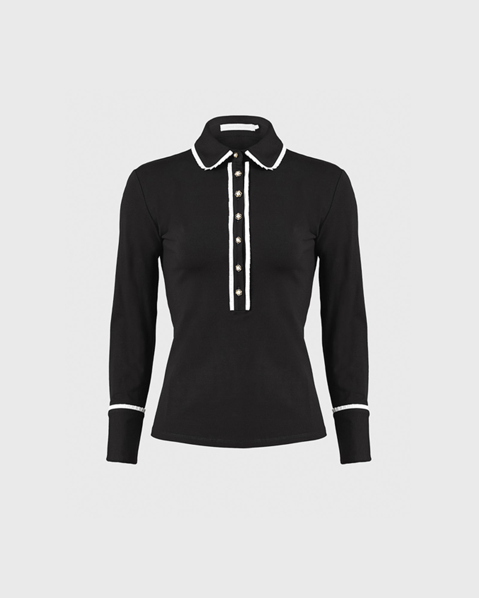 Anne Fontaine Women's Shirt FAUSTINE Black Size 36
