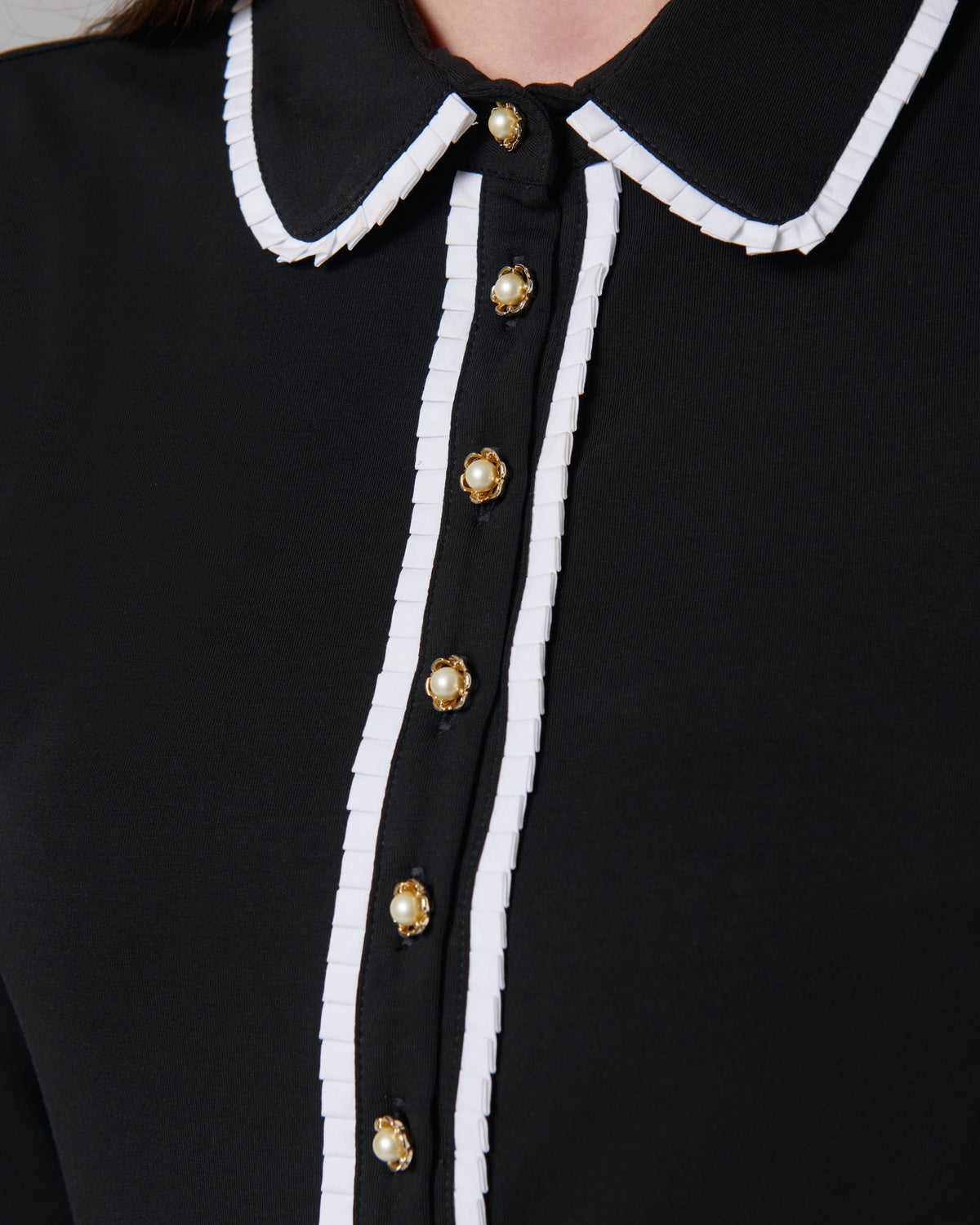 Women's Shirt FAUSTINE Black Size 44