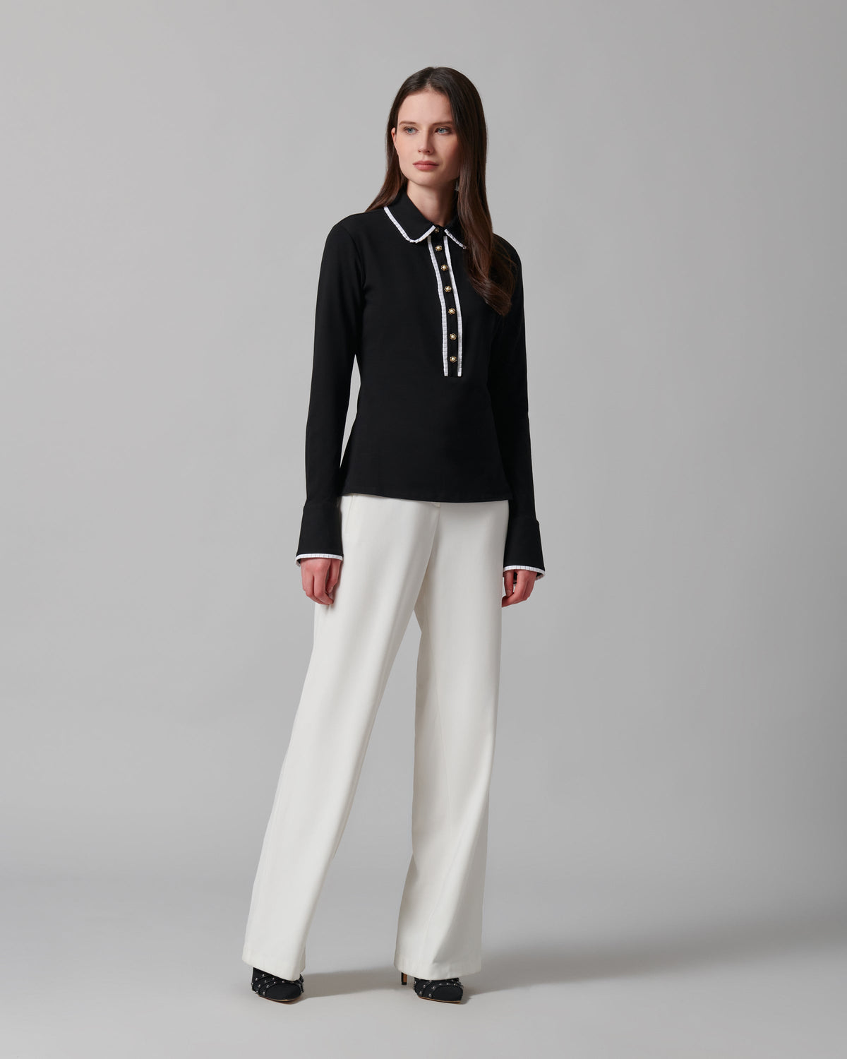 Women's Shirt FAUSTINE Black Size 42