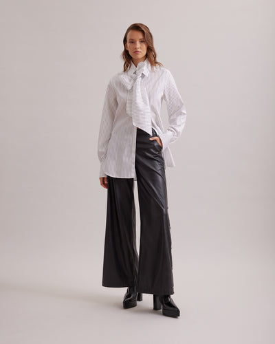 Women's Blouse YALE Black/White Size 40