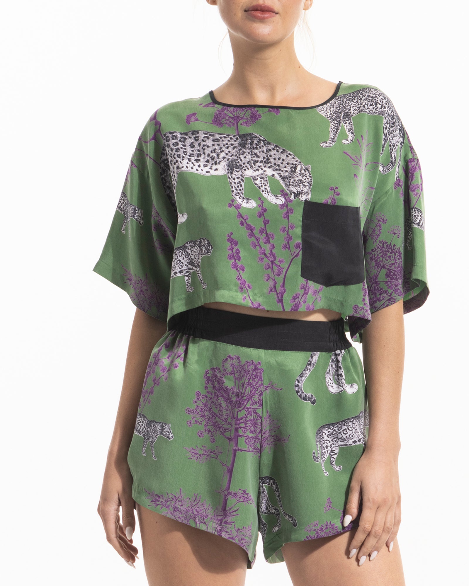 niLuu Women's Harper Crop Tee LENNON