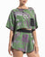 niLuu Women's Crop Tee HARPER LENNON Size M