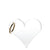 Keychain HEART 1 inches height