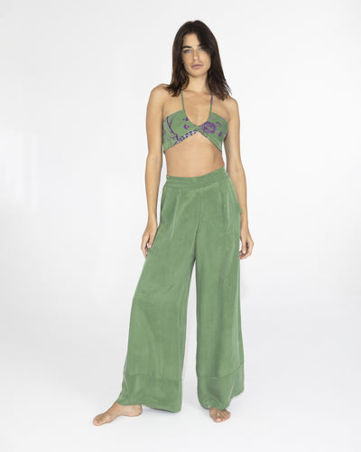 niLuu Women's Pants HARPER Green Size S