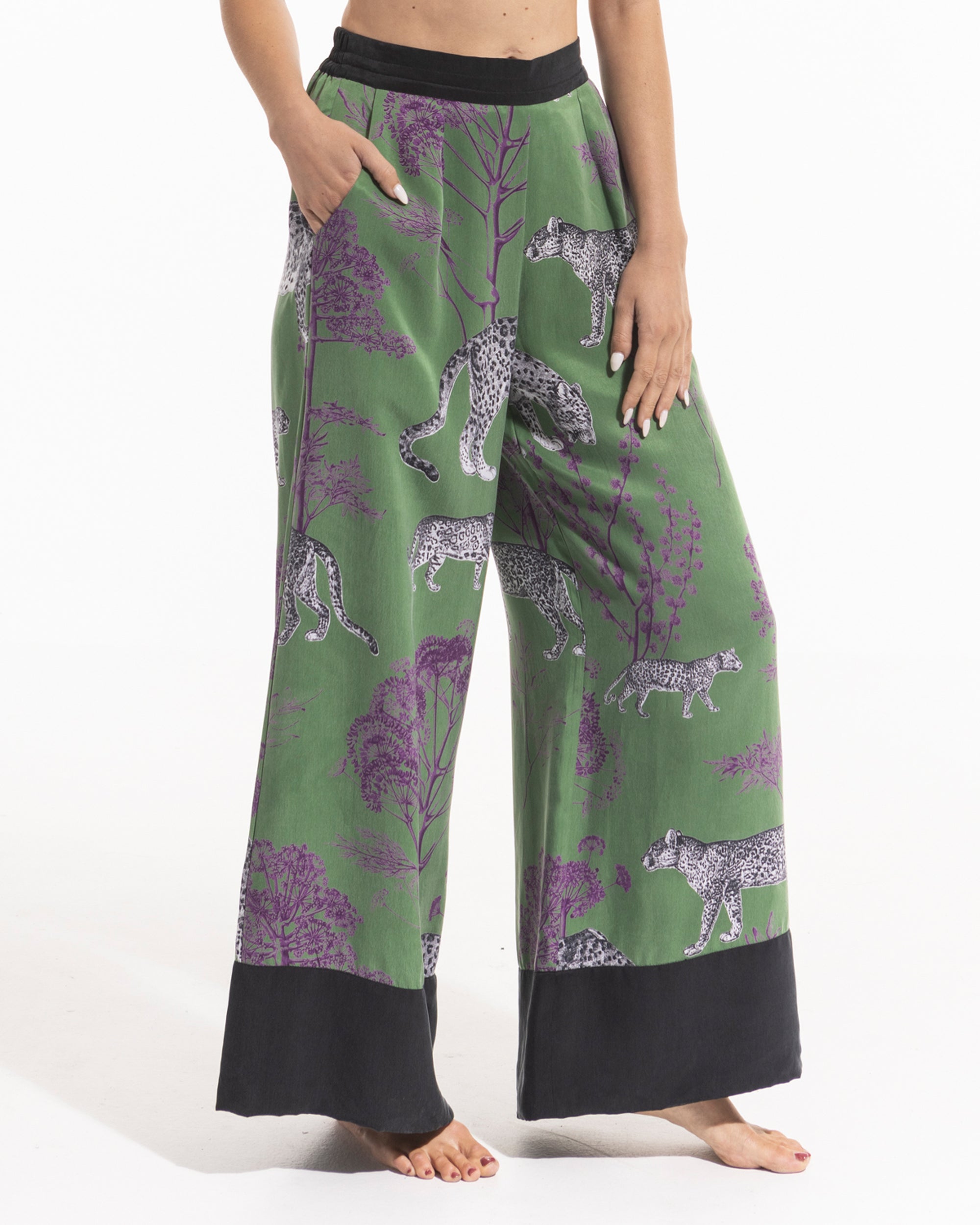 niLuu Women's Pants HARPER LENNON Size S - Toytoise