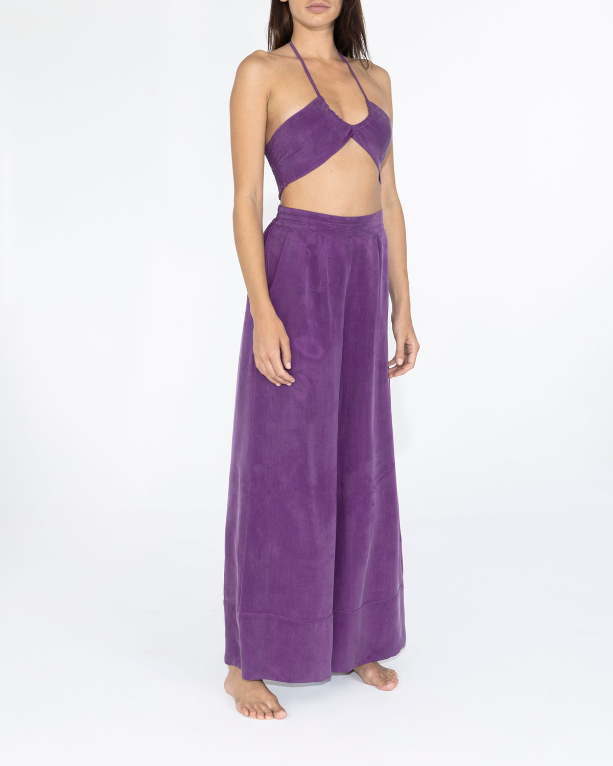 niLuu Women's Pants HARPER Purple Size L