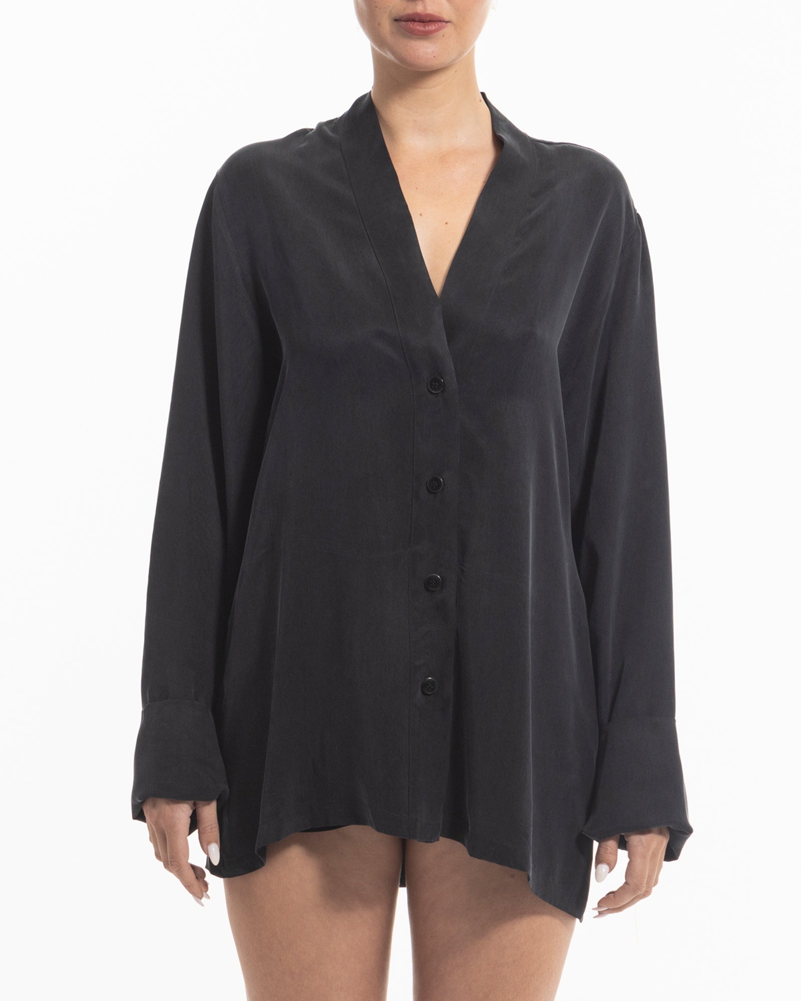 niLuu Women's Harper Shirt NOIR