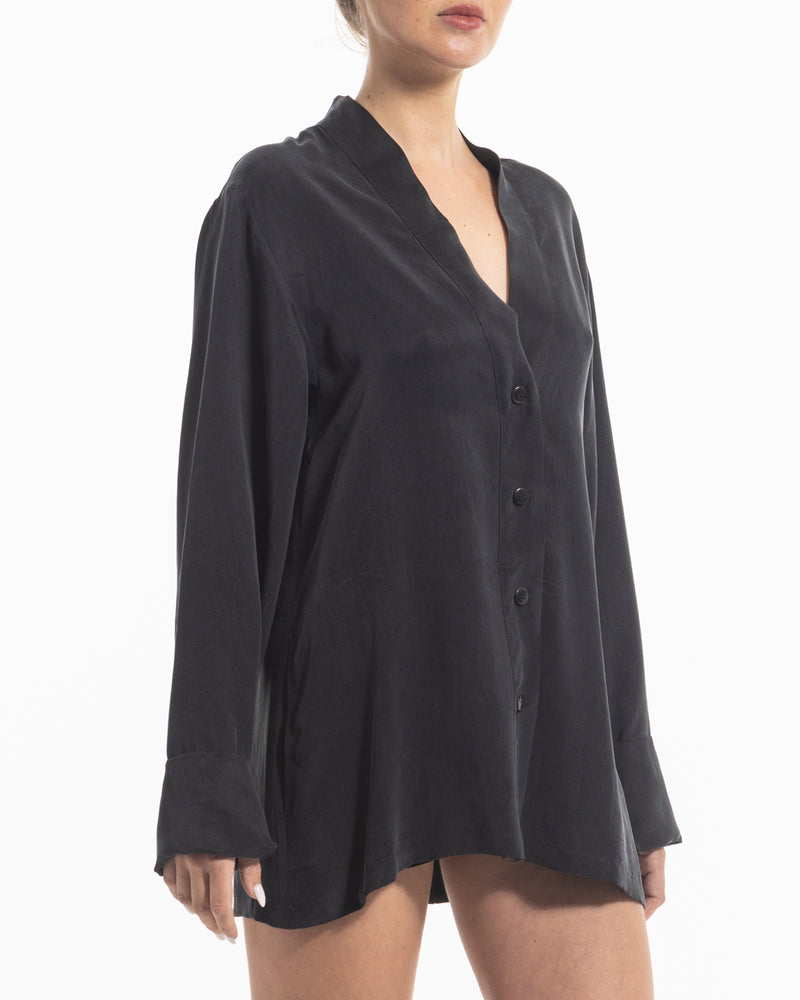 niLuu Women's Harper Shirt NOIR