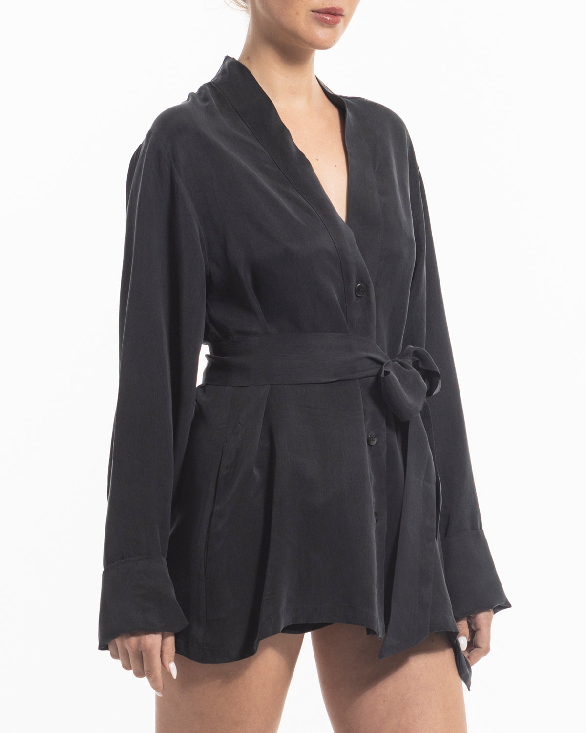 niLuu Women's Shirt HARPER NOIR Size L