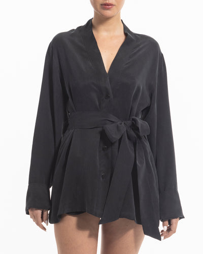 niLuu Women's Shirt HARPER NOIR Size L