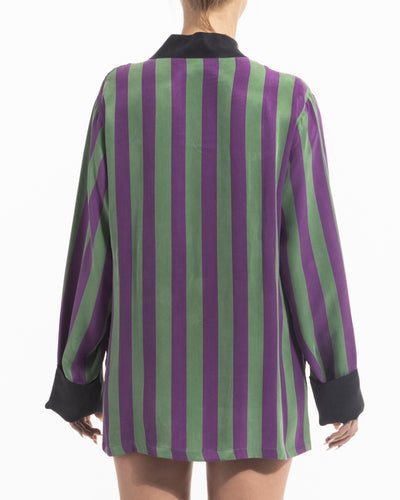 niLuu Women's Shirt HARPER Stripe Size L
