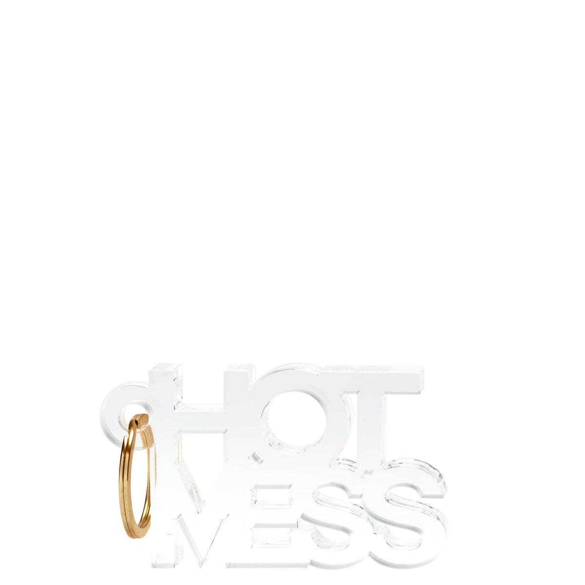 Tara Wilson Designs Keychain HOT MESS 1.5" h
