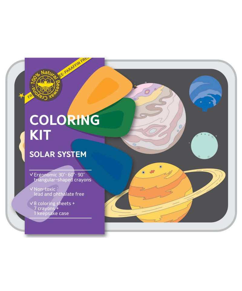 Color Jeu Coloring Kit - 5 units in set - SOLAR SYSTEM Small