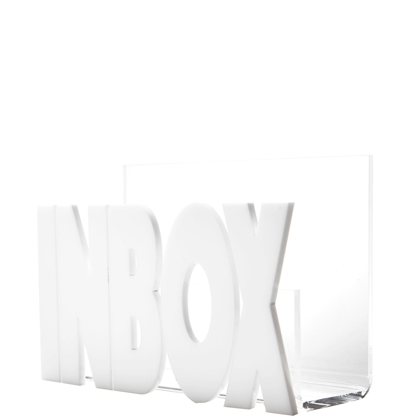 Tara Wilson Designs Box INBOX White 7" l