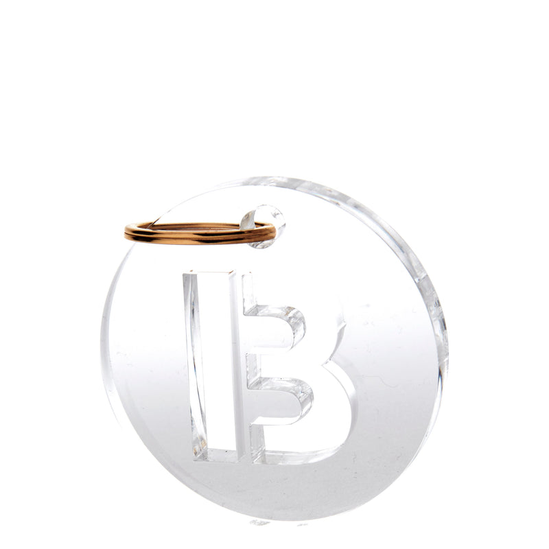 Tara Wilson Designs Keychain INITIALS 3.5" l