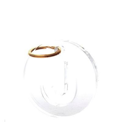 Tara Wilson Designs Keychain INITIALS 3.5" l