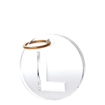 Tara Wilson Designs Keychain INITIALS 3.5" l
