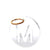 Tara Wilson Designs Keychain INITIALS 3.5" l